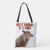 Hey kerel ben je oké hang-over Man bruidegom Tote Bag (Achterkant)