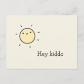 Hey kiddo - Cute Sun Briefkaart (Voorkant)