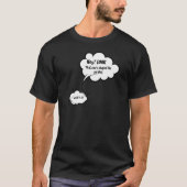 Hey Kijk bericht van Clouds T-shirt (Voorkant)