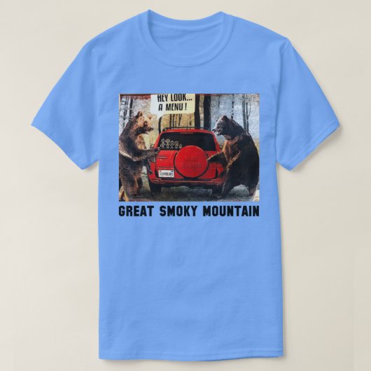 Hey Kijk een menu 1 T-shirt (Design voorkant)