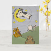 Hey lanterfant lanterfant het Wenskaart van de Kaart (Gele Bloem)