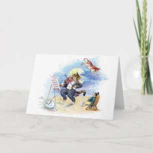 Hey, lanterfant, lanterfant Scène, Wenskaart Kaart