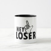 Hey loser. losers, mafkees, onnozele, neurd....  mok (Midden)