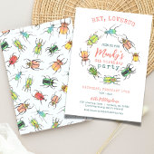 Hey Lovebug Meisjes Verjaardagsfeestje Kaart