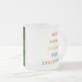 Hey Mam, Bedankt voor Alles Foto Mok Gift (Voorkant rechts)