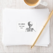 Hey Meisje  skelet bookplate Etiket (Insitu)