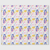 Hey meisjes cadeaupapier (Vlak)