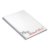 "Hey, mooi." Joe Covelli Notitieboek (Rechterzijde)