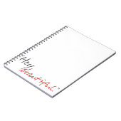 "Hey, mooi." Joe Covelli Notitieboek (Linkerzijde)