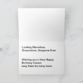 Hey neef, heb je gekeken -Wenskaart Kaart (Binnen)