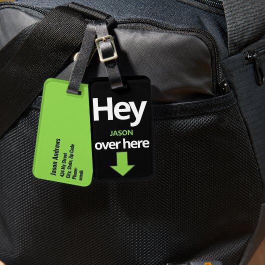 "Hey Over Here" is een grappig nummer Bagagelabel