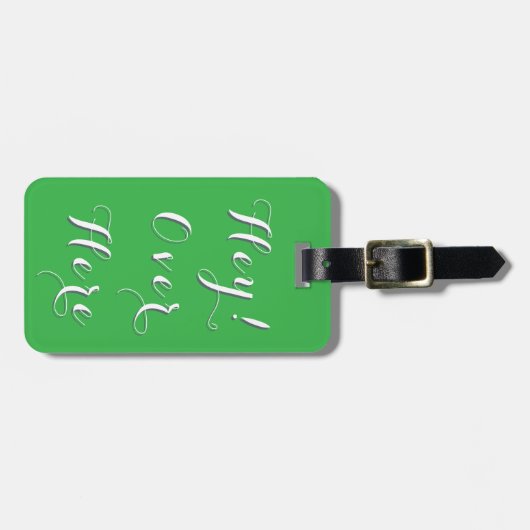 Hey Over Here Reisaccessoire Bagage Label (Voorkant horizontaal)