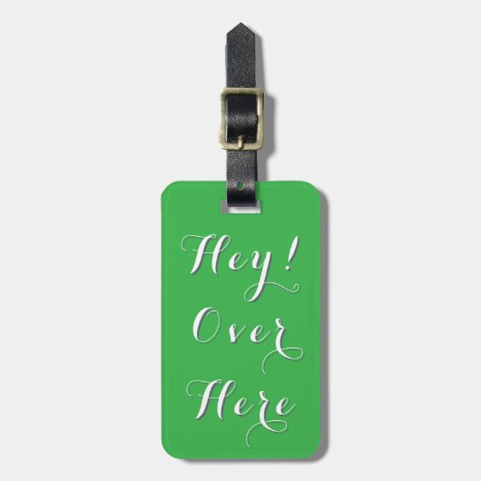 Hey Over Here Reisaccessoire Bagage Label (Voorkant verticaal)