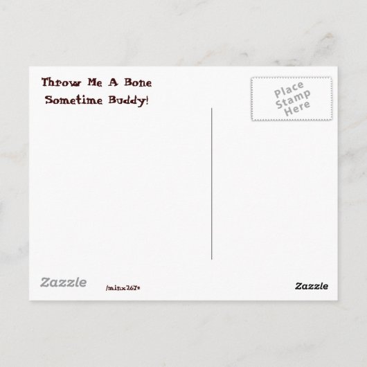 Hey, Pal, Whazzup? Briefkaart (Achterkant)