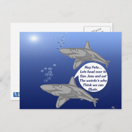 Hey Pete Briefkaart (Voorkant / Achterkant)