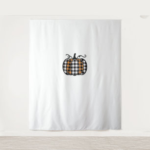 Hey Pompoen Buffel Plaid voor Herfst Herfst Thanks Wandkleed