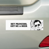 HEY PRINCESS - GA ME EEN T-T-shirt AAN Bumpersticker (Op auto)