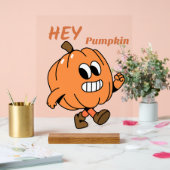 Hey Pumpkin Acryl Bord (Huwelijk)