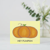 Hey Pumpkin Briefkaarten (Staand voorkant)
