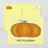 Hey Pumpkin Briefkaarten (Voorkant / Achterkant)