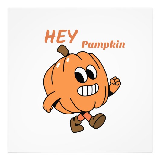 Hey Pumpkin Foto Afdruk (Voorkant)