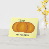 Hey Pumpkin-kaarten Kaart (Gele Bloem)