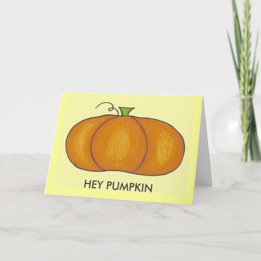 Hey Pumpkin-kaarten Kaart (Voorkant)