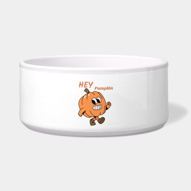 Hey Pumpkin Voerbakje (Voorkant)