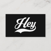 Hey Retro Visitekaartje (Voorkant)