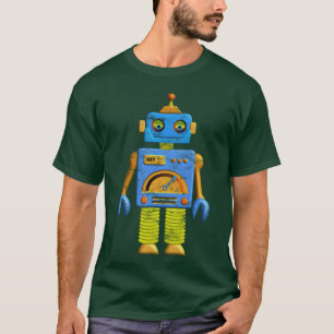 Hey Robot Vintage vrienden T-shirt