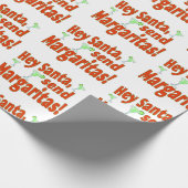 Hey Santa, stuur Margaritas Cadeaupapier (Hoek)