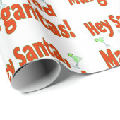 Hey Santa, stuur Margaritas Cadeaupapier (Rol Hoek)