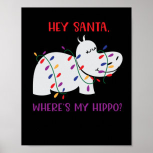 Hey Santa, waar is mijn hippo 2 Poster