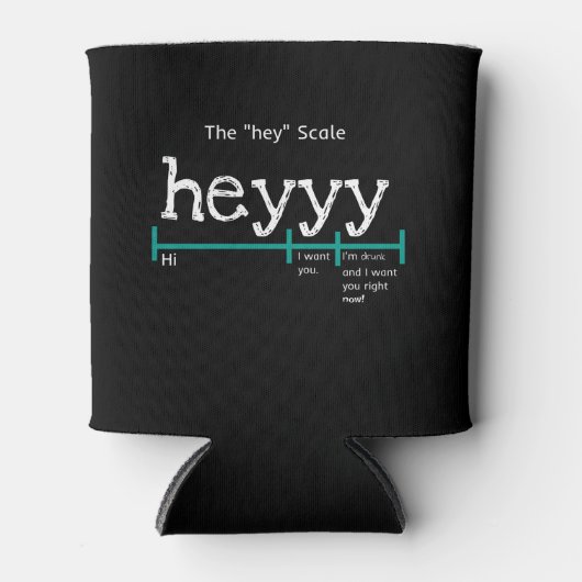 Hey Scale Heyyy Funny Blikjeskoeler (Voorkant)