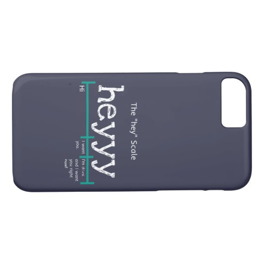 Hey Scale Heyyy Funny Case-Mate iPhone Case (Achterkant (Horizontaal))