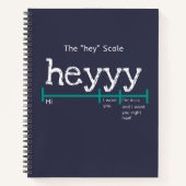 Hey Scale Heyyy Funny Notitieboek (Voorkant)