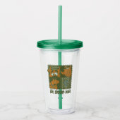 Hey Scooby-Doo Tribal Square Graphic Acryl Drinkbeker (Voorkant)