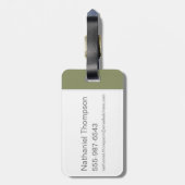 Hey Scooby-Doo Tribal Square Graphic Bagagelabel (Achterkant verticaal)