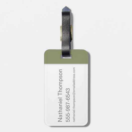 Hey Scooby-Doo Tribal Square Graphic Bagagelabel (Achterkant verticaal)