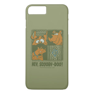 Hey Scooby-Doo Tribal Square Graphic iPhone 8/7 Plus Hoesje