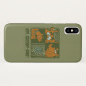 Hey Scooby-Doo Tribal Square Graphic Case-Mate iPhone Case (Achterkant (horizontaal))