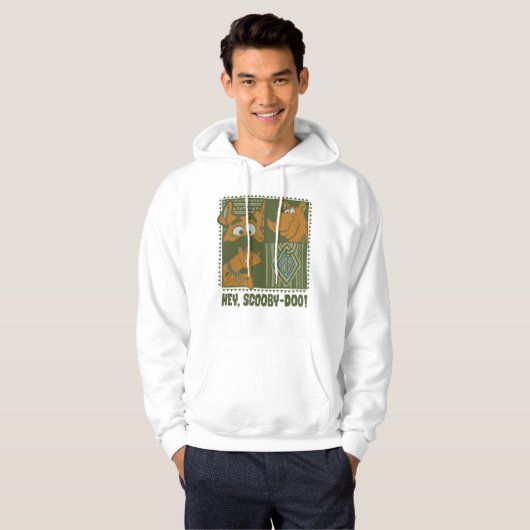 Hey Scooby-Doo Tribal Square Graphic Hoodie (Voorkant volledig)