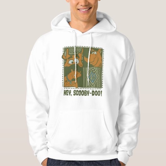 Hey Scooby-Doo Tribal Square Graphic Hoodie (Voorkant)