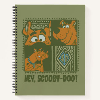 Hey Scooby-Doo Tribal Square Graphic Notitieboek
