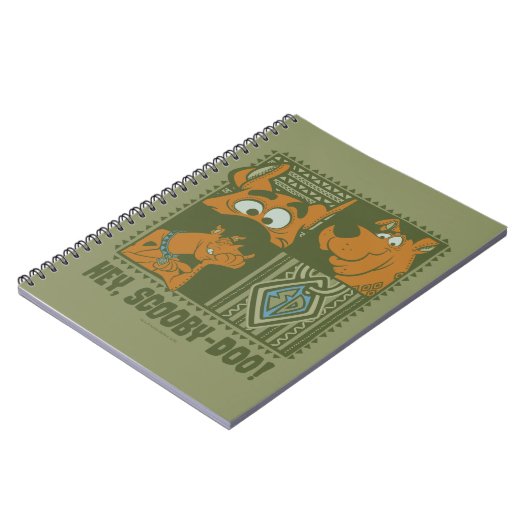 Hey Scooby-Doo Tribal Square Graphic Notitieboek (Linkerzijde)