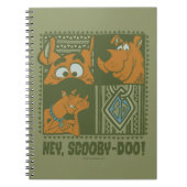 Hey Scooby-Doo Tribal Square Graphic Notitieboek (Voorkant)