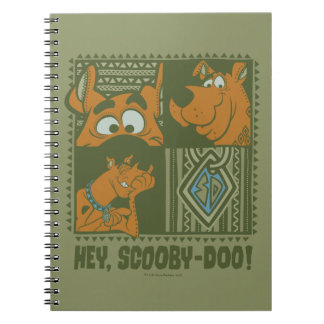 Hey Scooby-Doo Tribal Square Graphic Notitieboek