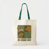 Hey Scooby-Doo Tribal Square Graphic Tote Bag (Voorkant)