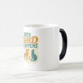 Hey, Shed Happens: Pet Hair Humor Magische Mok (Voorkant rechts)