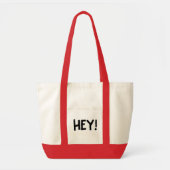 Hey shirt tote bag (Voorkant)